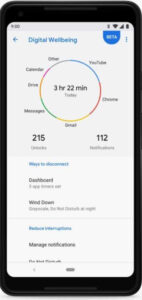 Digital Wellbeing screenshot